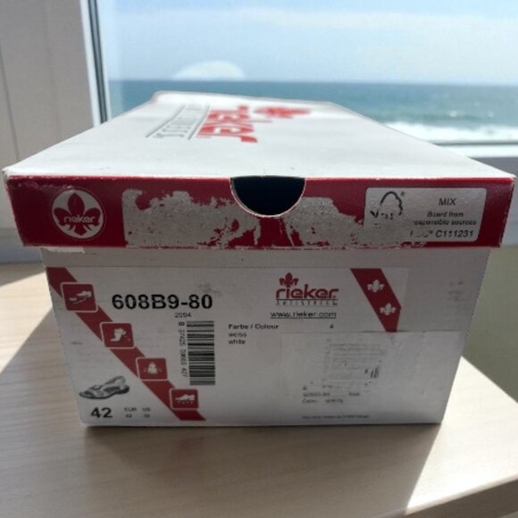 Rieker Antistress Women's Regina Sandal - White - Size US 10 / EU 42 - Picture 8 of 9